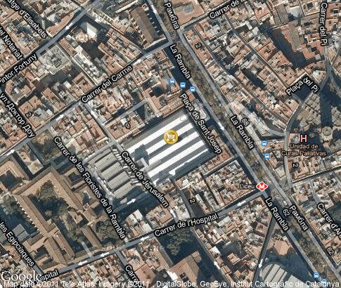 map: La Boqueria