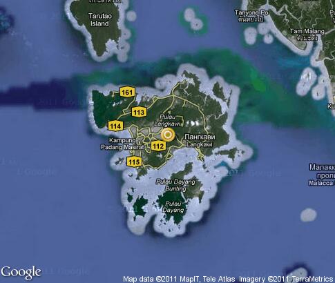 map: Langkawi