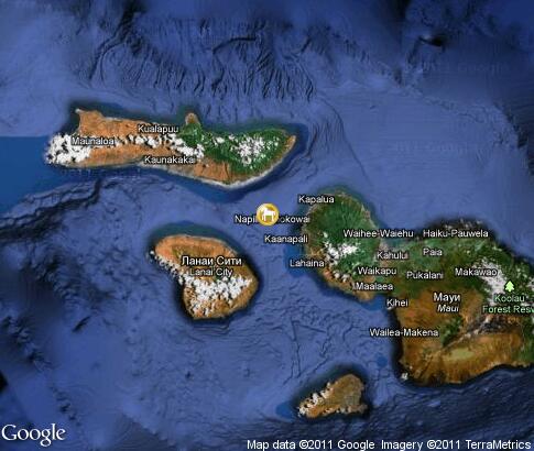 map: Maui Whale Watching