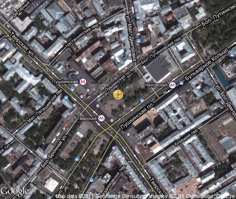 map: Pushkin Square