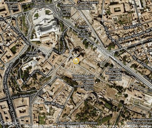 map: Roman Forum