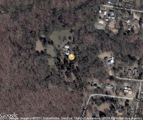 map: Rowan Oak - William Faulkner House, Oxford