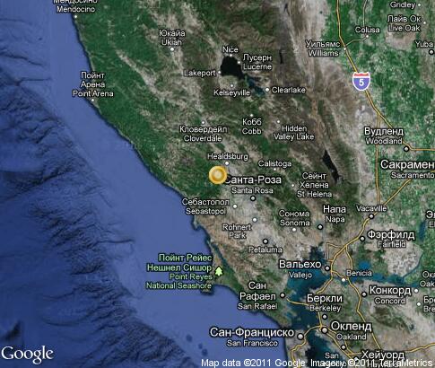 map: Sonoma County