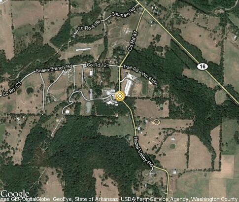 map: Terra Studios, Fayetteville