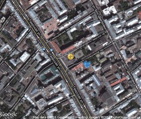 map: Tverskaya Square