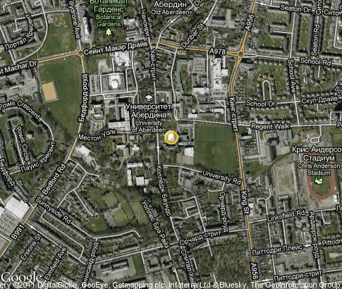 map: University of Aberdeen