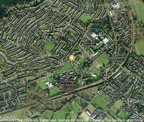 map: University of Wales - Newport