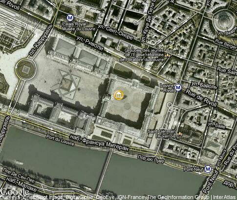 map: Louvre